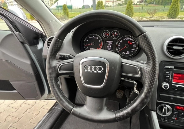 Audi A3 cena 26999 przebieg: 219000, rok produkcji 2009 z Złocieniec małe 529